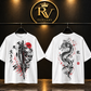 Japanese Samurai Dragon - Graphic T-Shirt